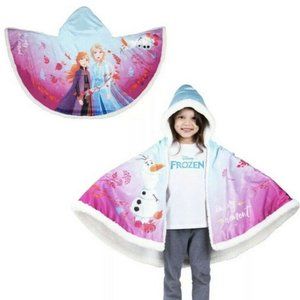 Disney Frozen 2 Kids Snuggle Wrap Hoodie Blanket